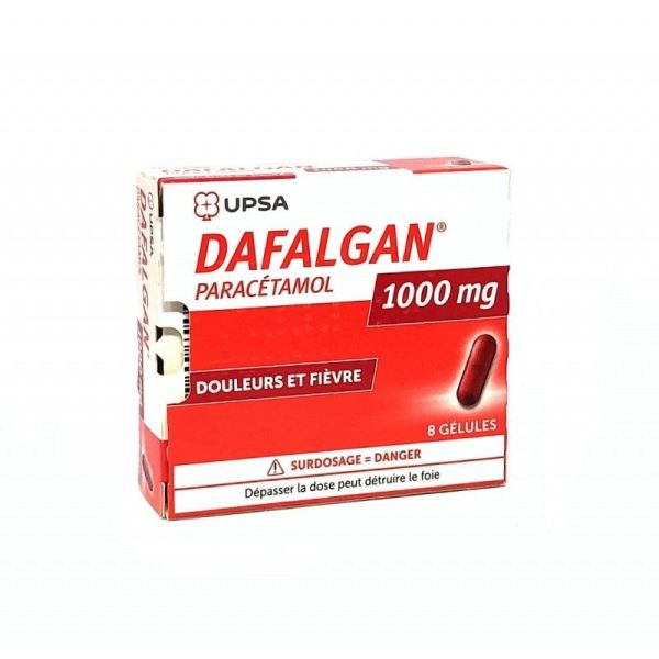 Dafalgan 1 000Mg Gelul 8