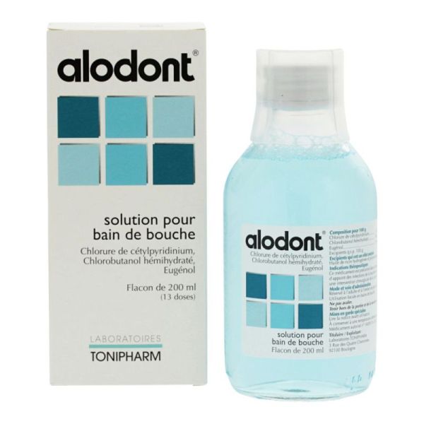 Alodont Bain Bouche Fl Verre 200Ml