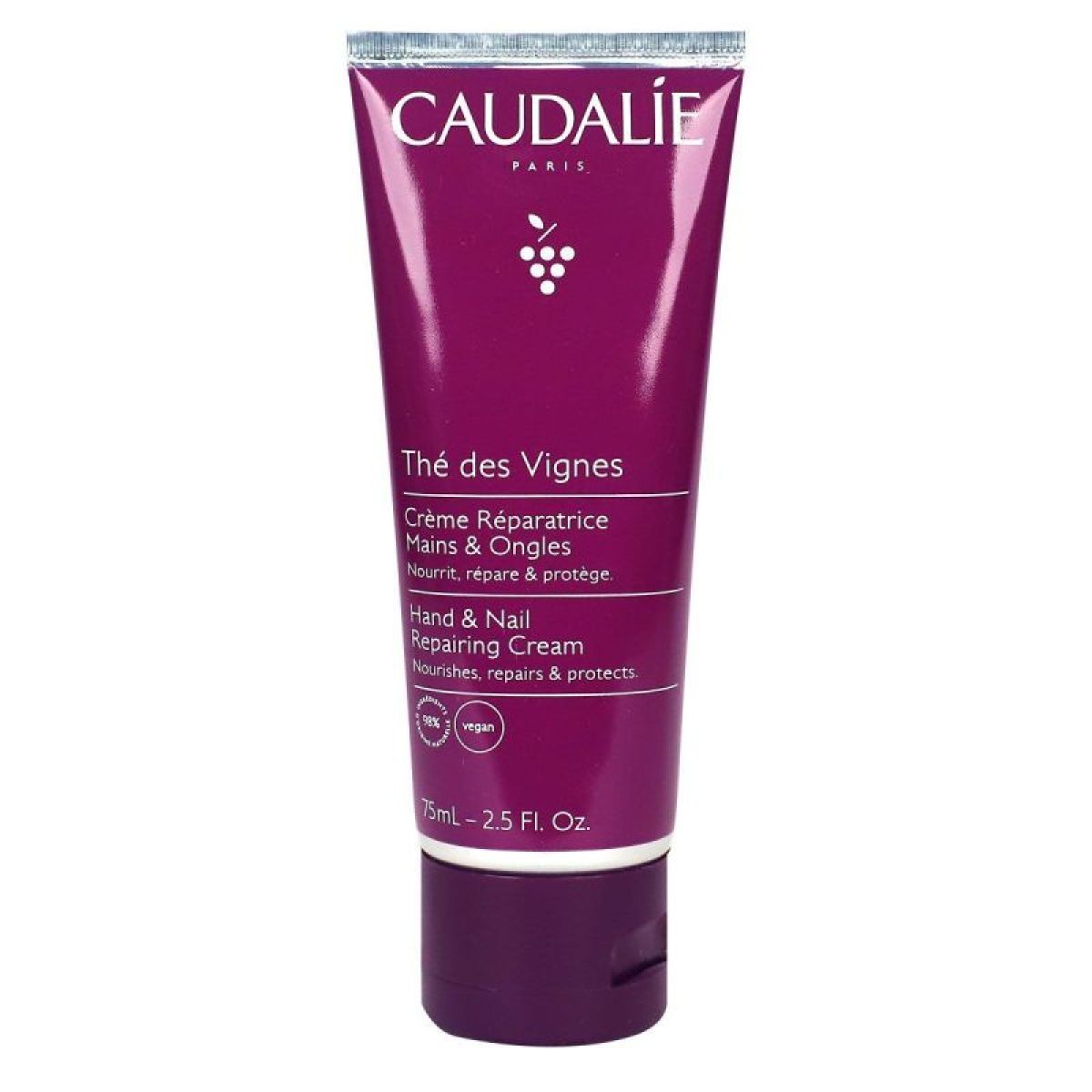 Crème Mains Thé des Vignes Caudalie 75ml - Soin Hydratant Parfumé