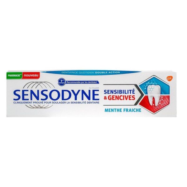 Sensodyne Dent Gencive Menth 75Ml