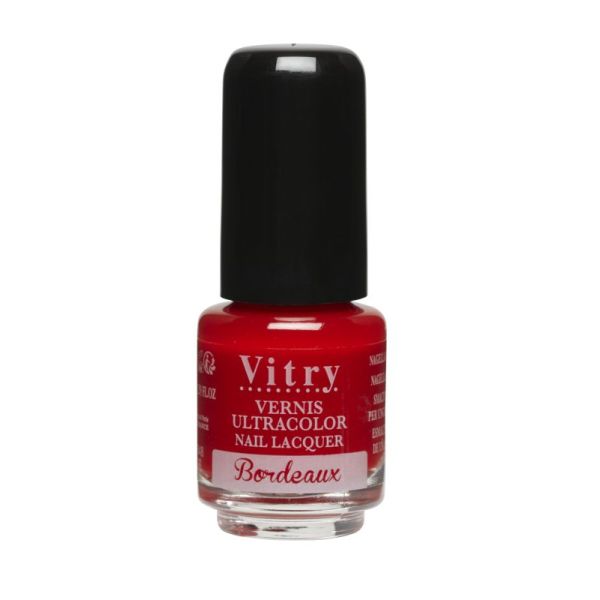 Vitry Mini Vernis Bordeaux 4 Ml