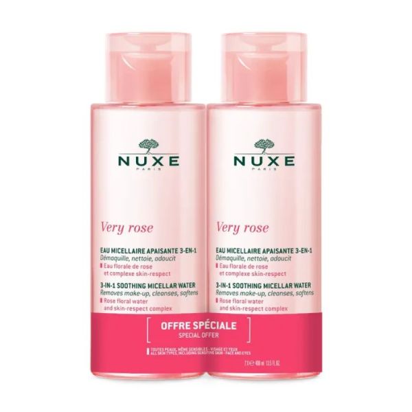 Nuxe Very Rose Eau Micel 2X400Ml