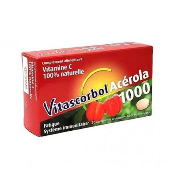 Vitascorbol Acerola1000 Cpr Croq30