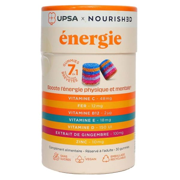 Nourished 7en1 Energie 30 gummies