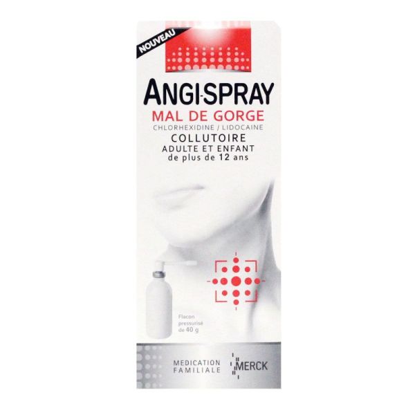 Angispray Mal/Gorge Collutoire 40G