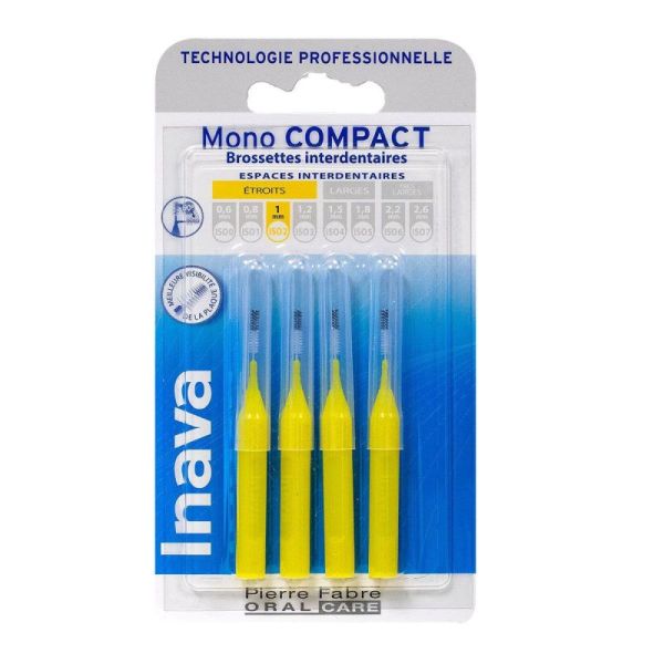 Inava Brossette Mono Comp Jaune 4