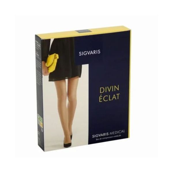 Divin Éclat Bas Autofixant Noir Taille M