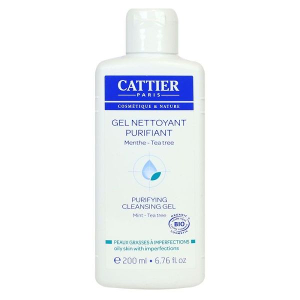 Cattier Peaux Jeunes Gel Nettoy Purif 200Ml