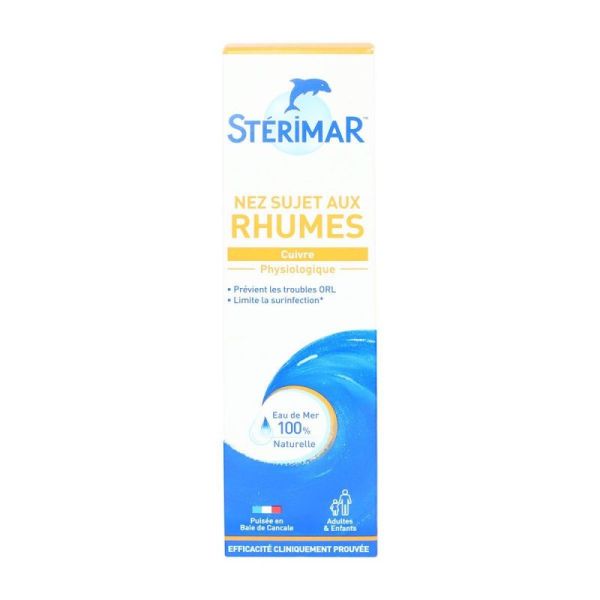 STERIMAR CUIVRE Stérimar Nez Sujet aux Rhumes Spray fl 100 ml