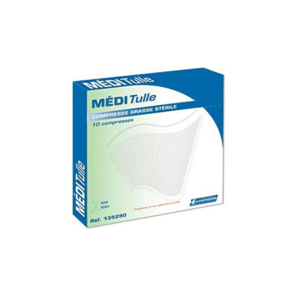 Tulle Gras Ster 5Cmx5Cm10 Medi