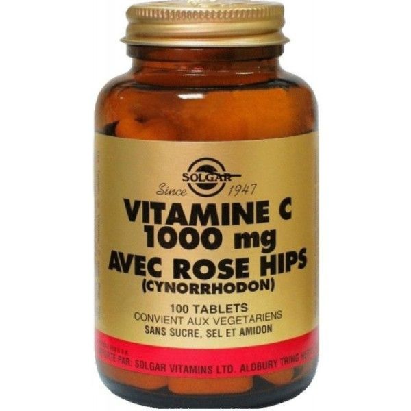 Solgar Vit C 1000 Rose Hip Tab100