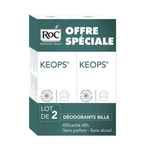 Keops Deod Bille 48H S/Alc 30Mlduo