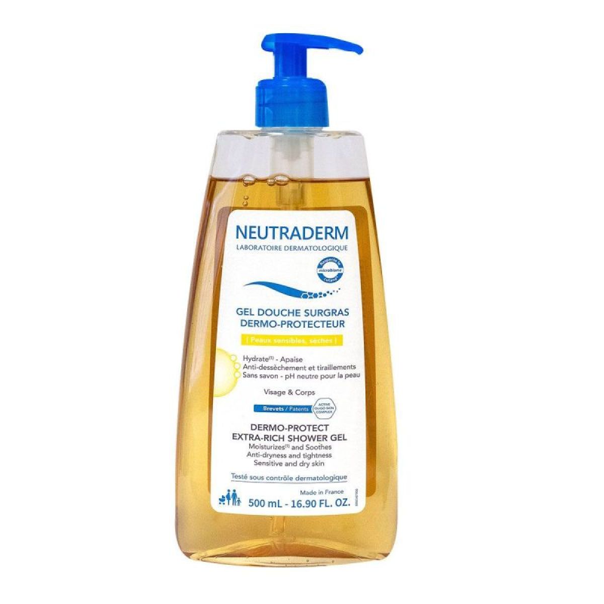 Gel Douche Yope Ã  La Mandarine Et Framboise â€“ 400ml, Formule Naturelle Ã  La GlycÃ©rine VÃ©gÃ©tale