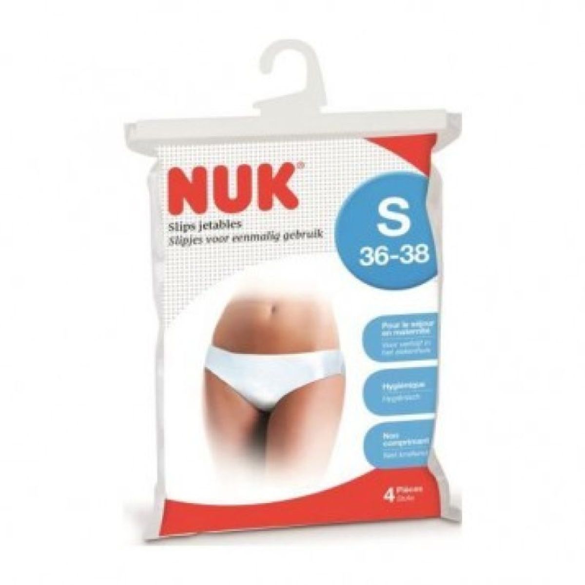 Nuk Slip Jetable Taille S Confort et Hygiène PostAccouchement