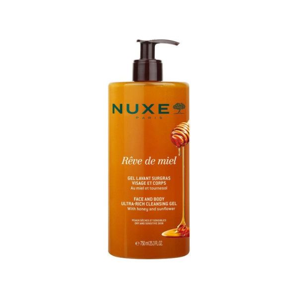 Nuxe Reve Miel Gel Lavant 750Ml