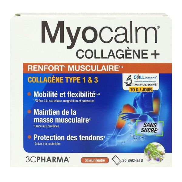 3C Pharma Myocalm Collagene+ Sac30