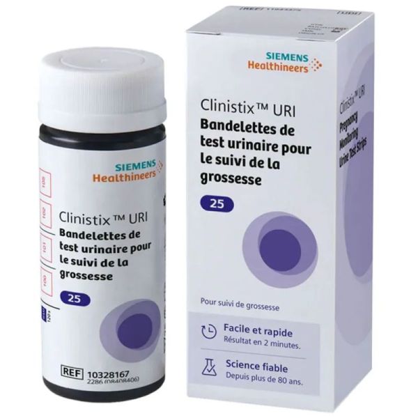 Clinistix URI (ancien Uritest Bandelet 25)
