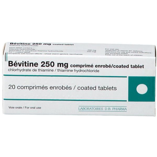 Bevitine 250Mg Cpr 20