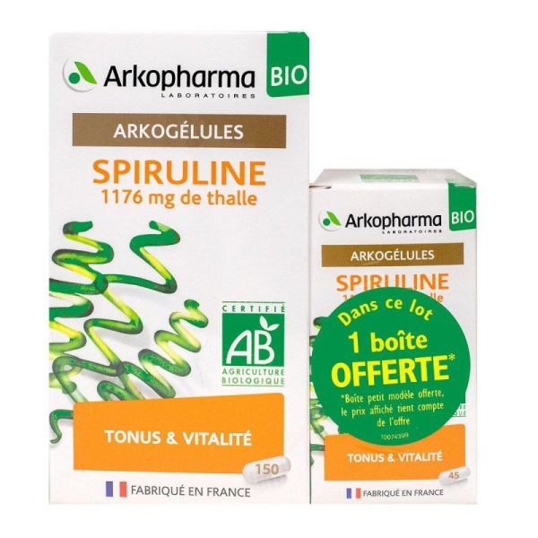 Arkog Spiruline Bio Gelu150+45 Off