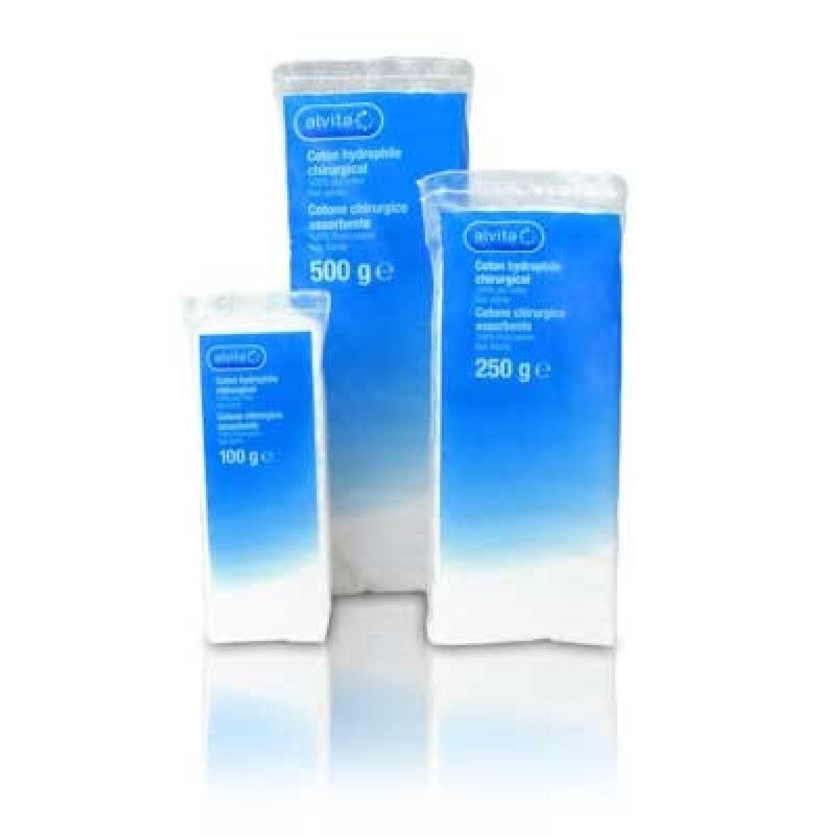 Coton Hydrophile Chirurgical Alvita 100g Soins Médicaux et Hygiène