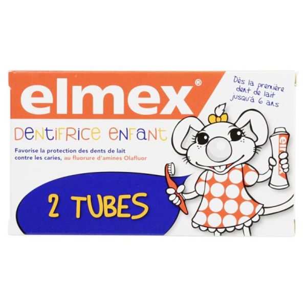 Elmex Dent Enfant 50Ml X2