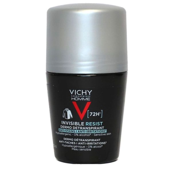 Vichy Homme Déo Invisible 72H Roll-on 50ml