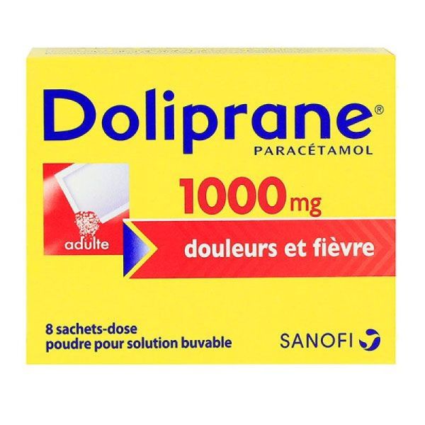 Doliprane 1 000Mg Sachet 8