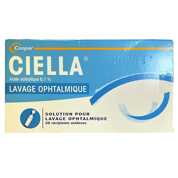 Ciella 0,1% S La Oph Unidose Recip Unid/20