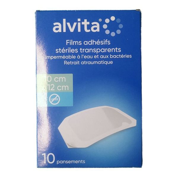 Alvita Pans Adh Transp 10X12Cm10
