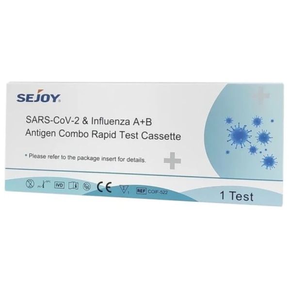 Sejoy Test Combo Grippe/Covid x1