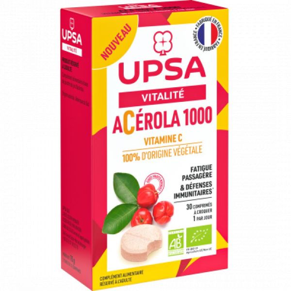 Upsa Acerola 1000 Bio Cpr Croq 30