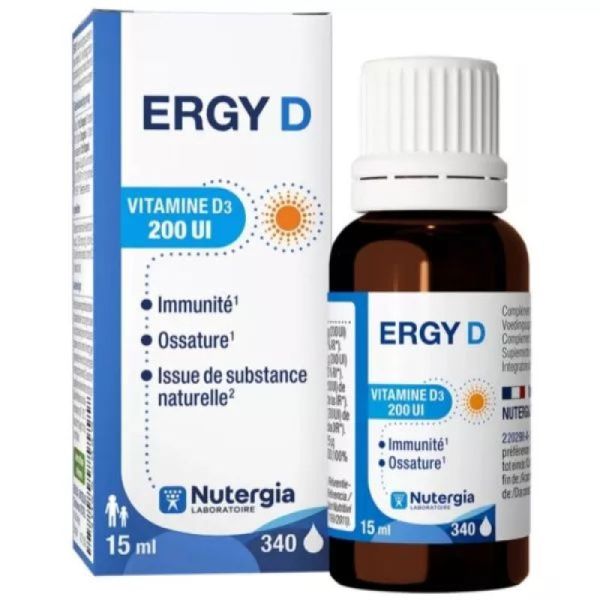 Ergy D 200Ui Gtte Buv 15Ml