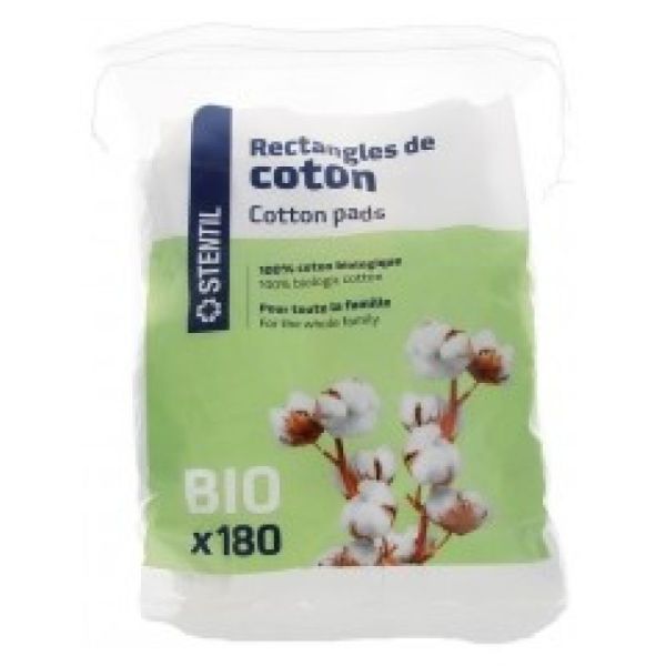 Stentil Rect Coton Bio X180 Vrac