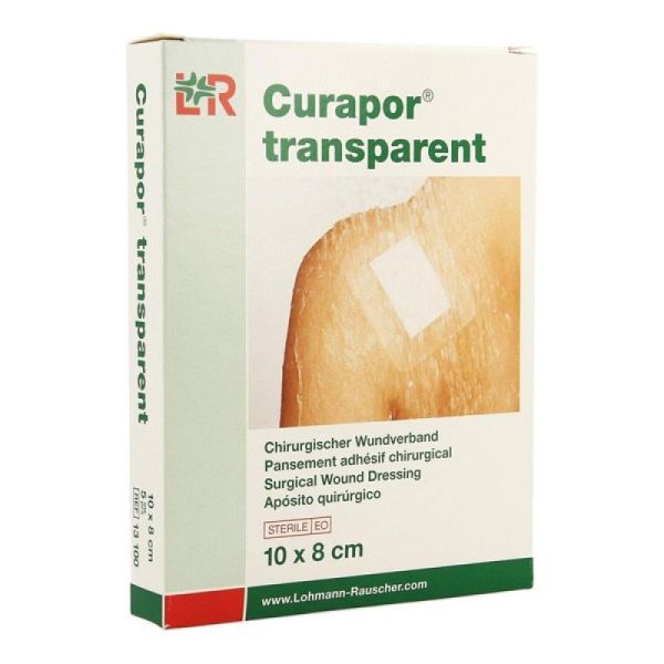 Curapor® transparent pansement chirurgical 8cmx10cm - Stérile