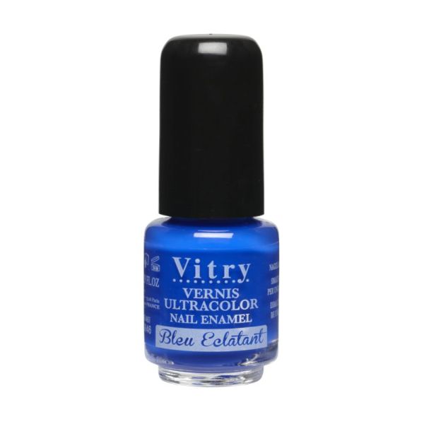 Vitry Mini Vernis Bleu Eclatan 4Ml