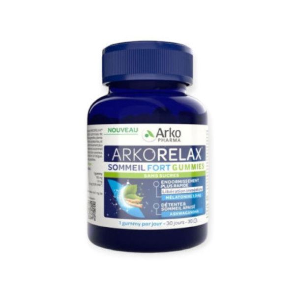 Arkorelax Sommeil Fort Gummies 30