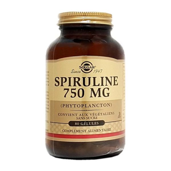 Spiruline 750Mg 80G Solgar