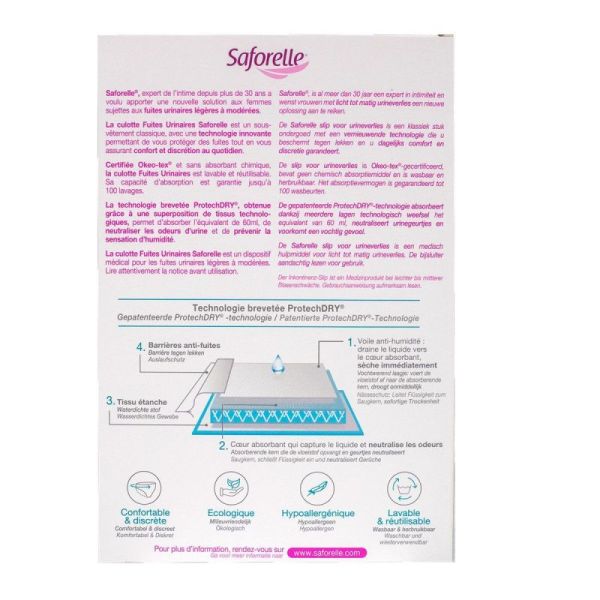 Saforelle Culotte Fuite Urinaire42