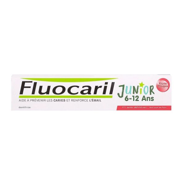 Fluocaril 6-12 Ans Fruits Rouge 75Ml