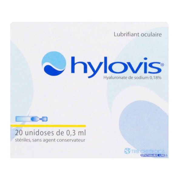 Hylovis Lubrif Ocul Dos0,3Ml 20