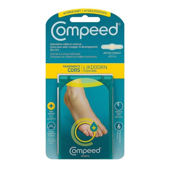 Compeed Pans Cors Hydr Bte 6