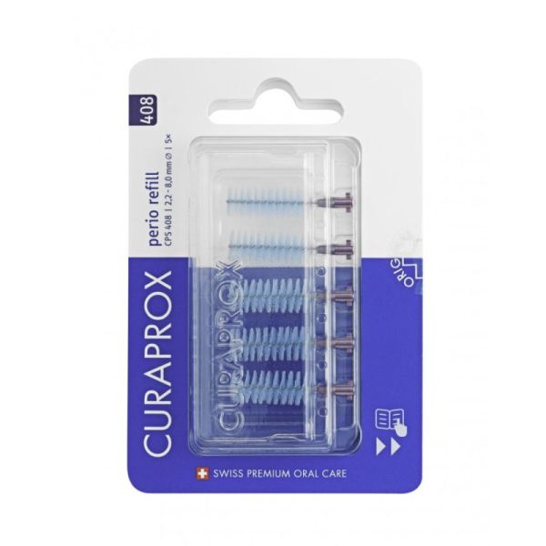 Curaprox 408 Perio Recharge Violette X4