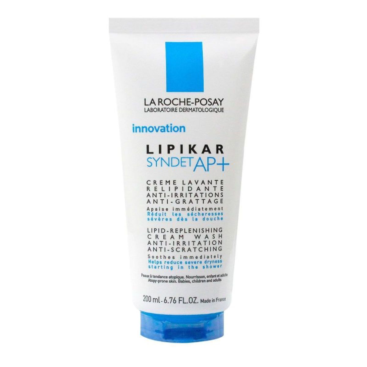 Lipikar Syndet AP+ 200ml - Crème Lavante Peaux Atopiques