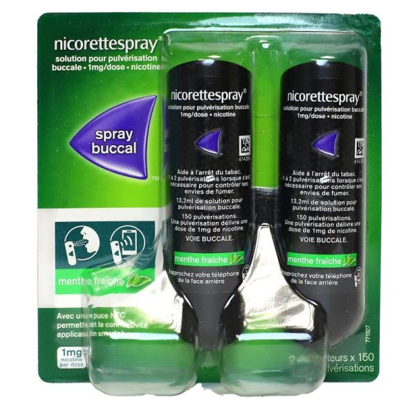 Nicorettespray 1Mg/Dose Sol Flacon 2