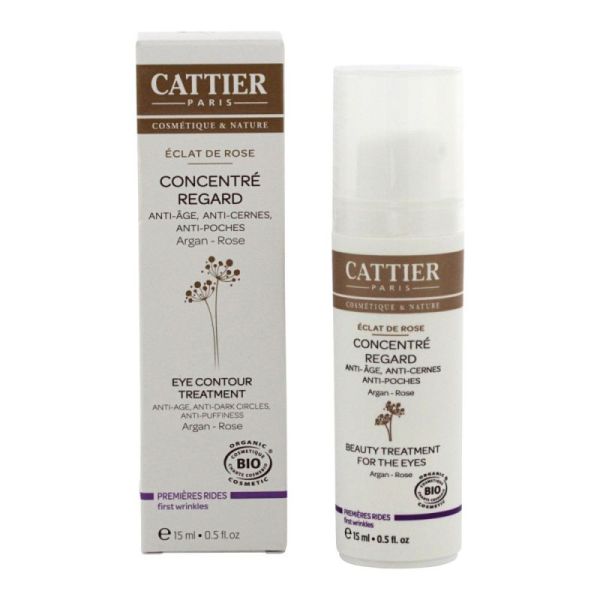 Cattier Eclat De Rose Concentré Regard 15Ml