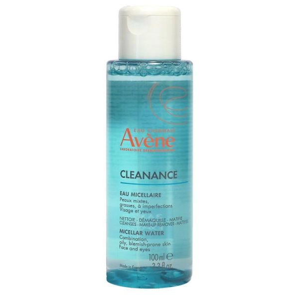 Cleanance eau micellaire peau grasse à imperfections 100ml