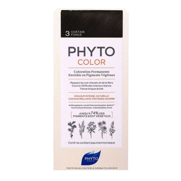 Phyto Color 3 Châtain Foncé