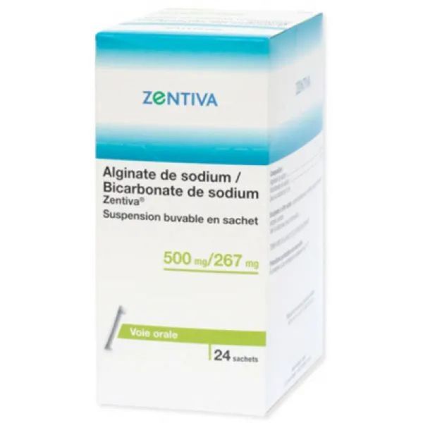 Alginate/Bicarb Sod Ztv Sach 24