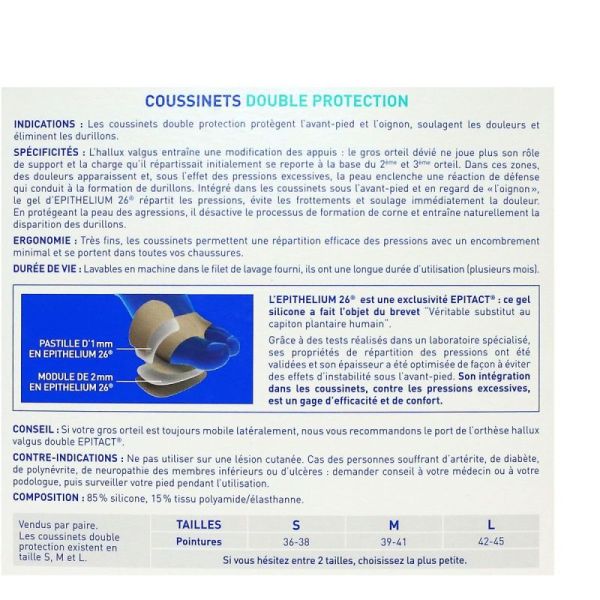 Epitact Cousnet Epith 27 Dble Protect Pm 10Cm