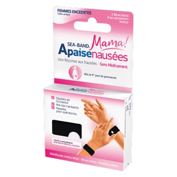 Sea-Band Bracel Mama Noir Grosse 2